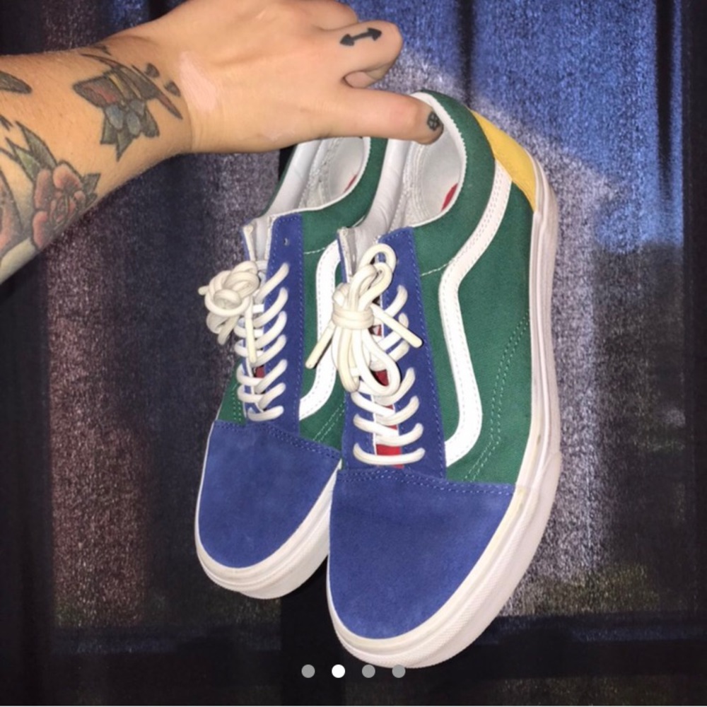 vans yacht clubs, worn once, size 7.5. - Picture 2 of 4